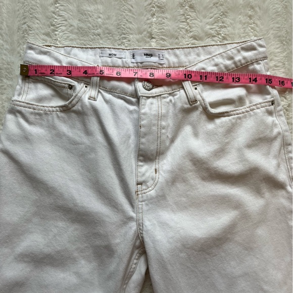 Mango MNG Denim Mom High-Waist Jeans sz 6 - Picture 3 of 12
